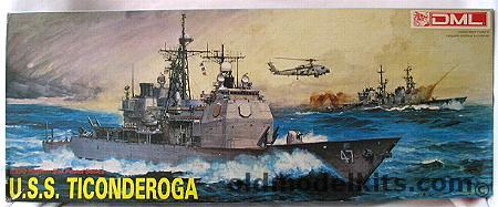 DML 1/350 CG-47 USS Ticonderoga Guided Missile Cruiser - (USS Vincennes CG49 / USS Yorktown CG48 / Valley Forge CG50 / Thomas S Gates CG51), 1003 plastic model kit